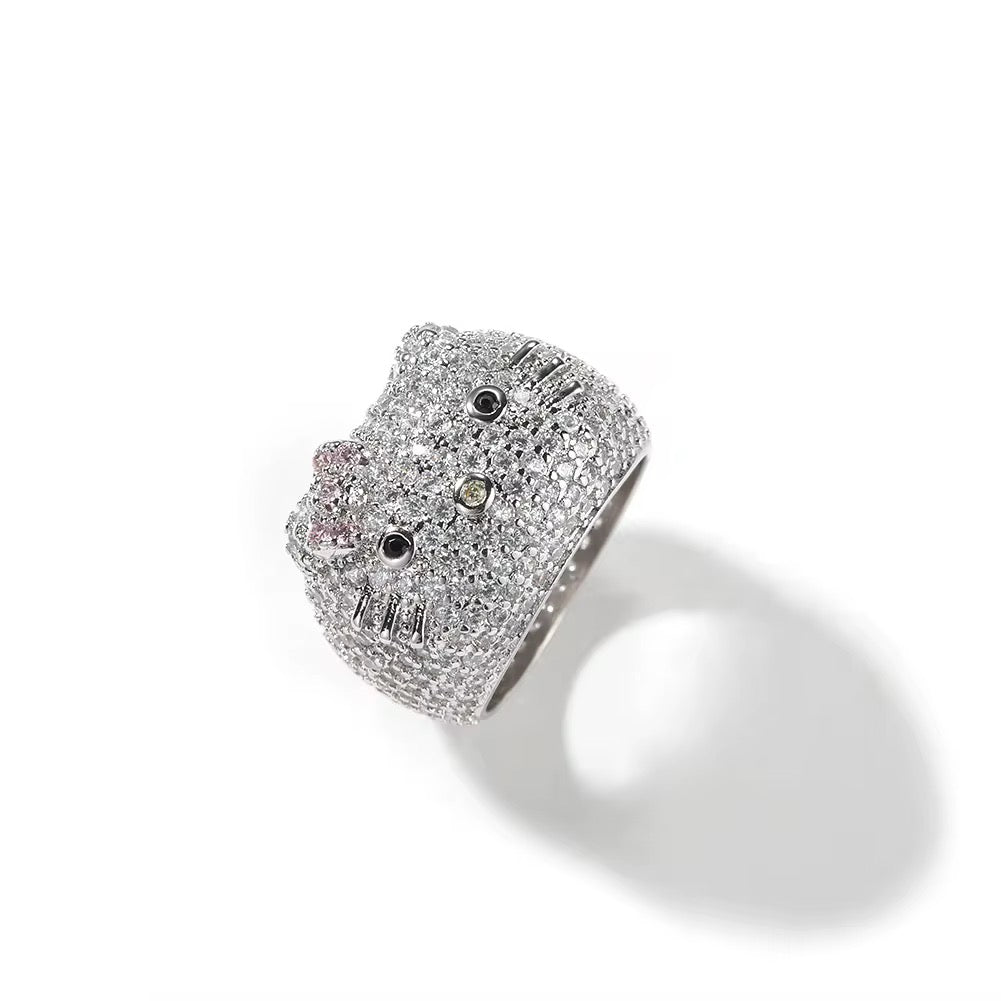 Kitty Princess Iced Ring